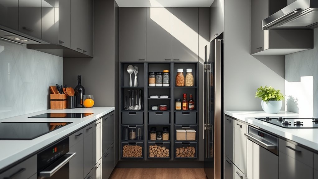 stylish narrow storage solutions