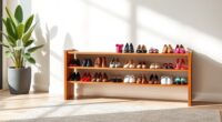 stylish shoe organization solutions