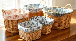 stylish tidy basket liners