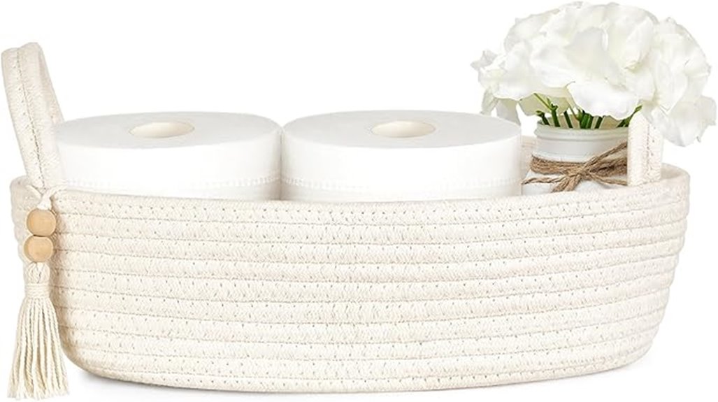 toilet tank storage basket