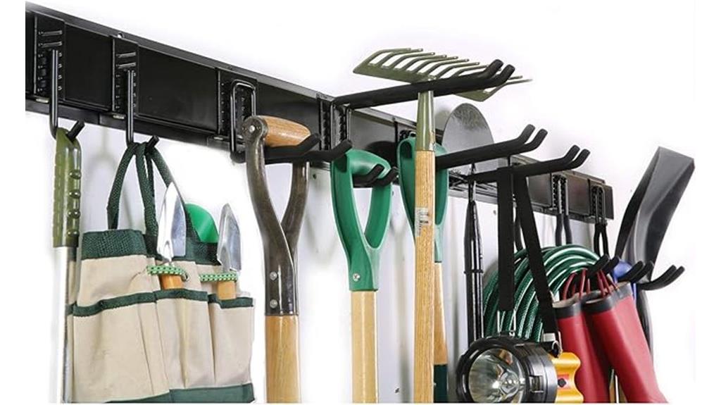 tool storage with hooks