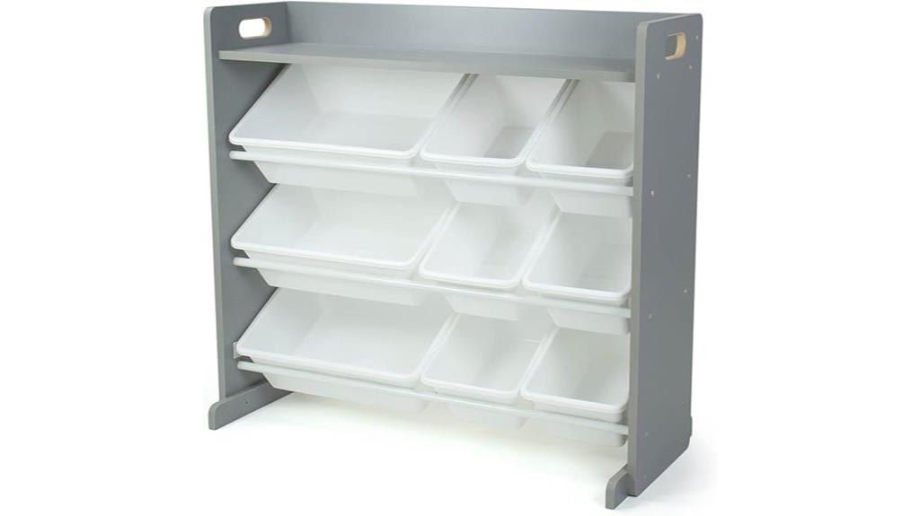 toy storage with bins