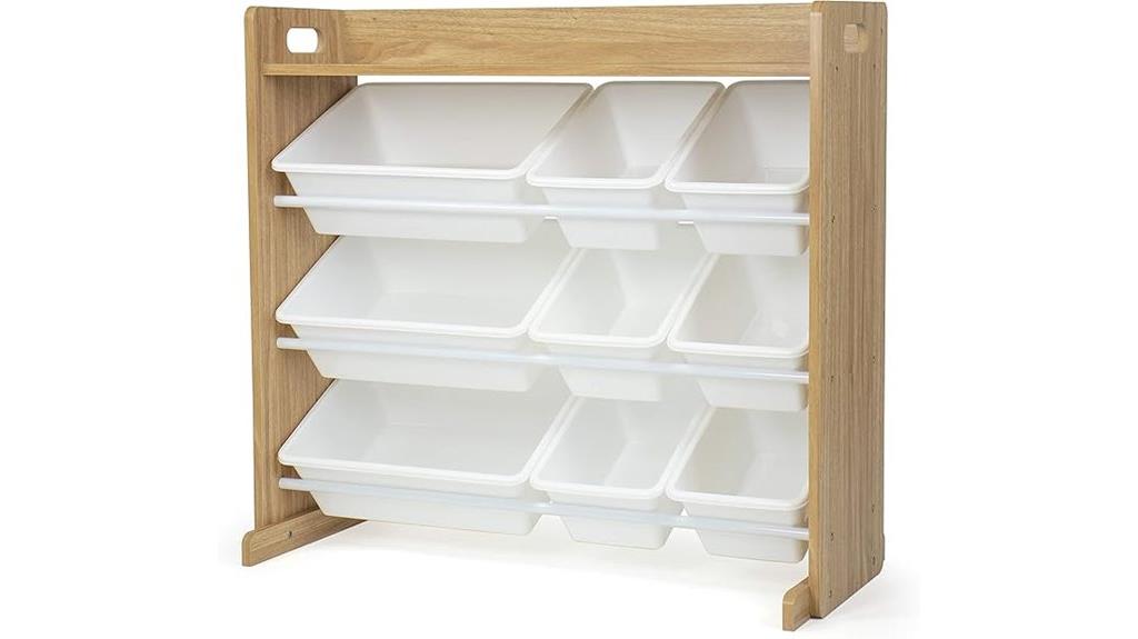 toy storage with bins
