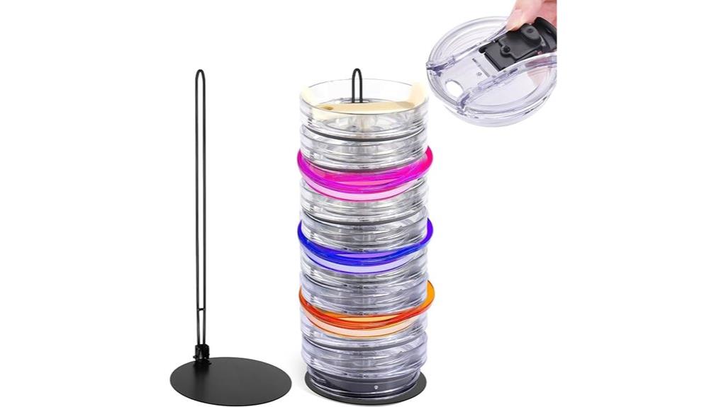 tumbler lid storage solution