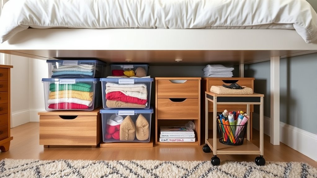under bed storage solutions available