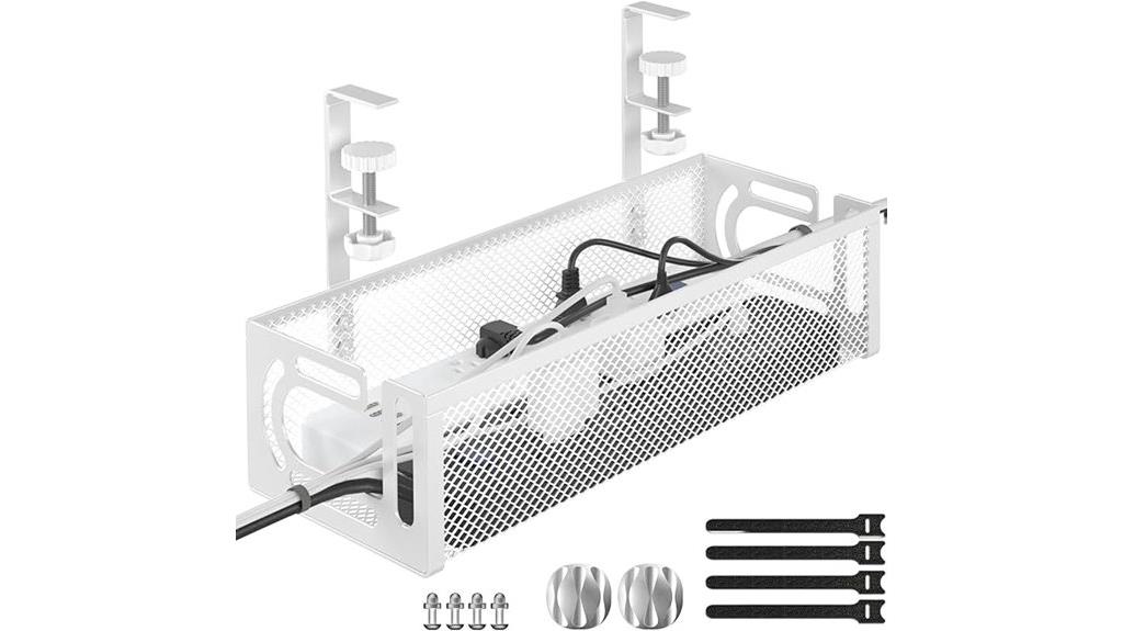 under desk cable organizer