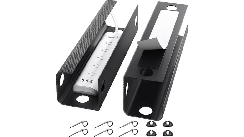 under desk cable organizer