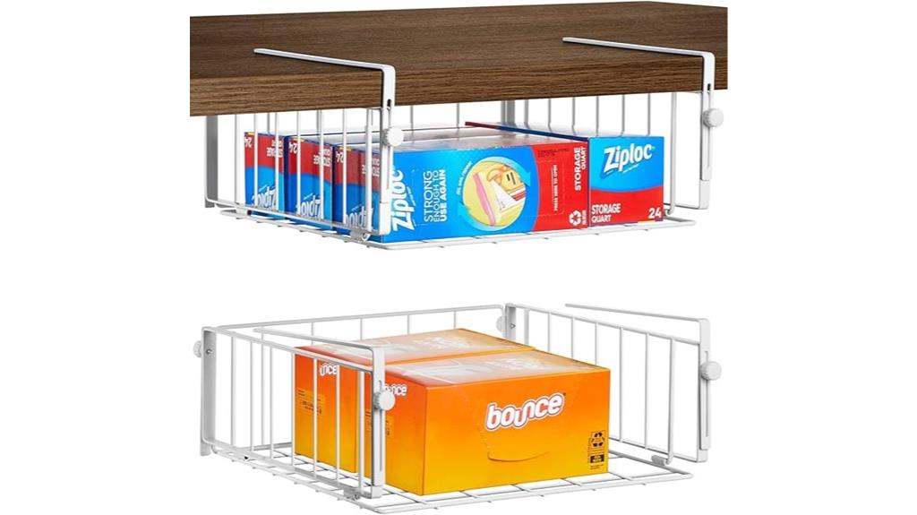 under shelf storage baskets