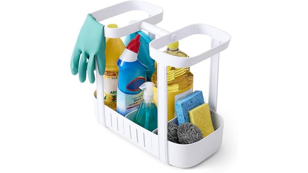 under sink cleaning caddy