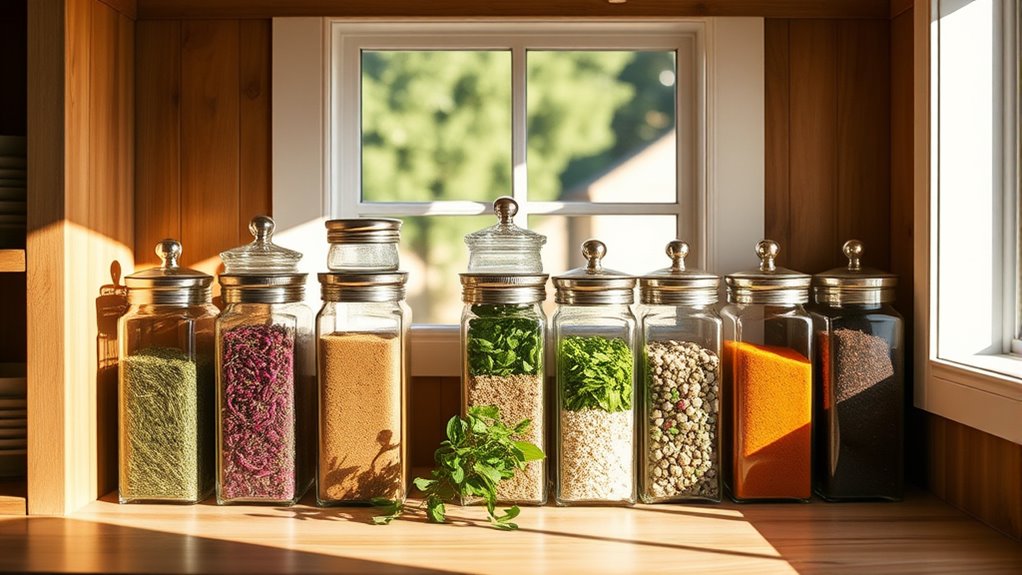 unique canister display ideas