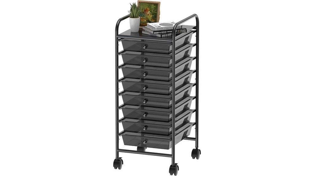utility cart with drawers