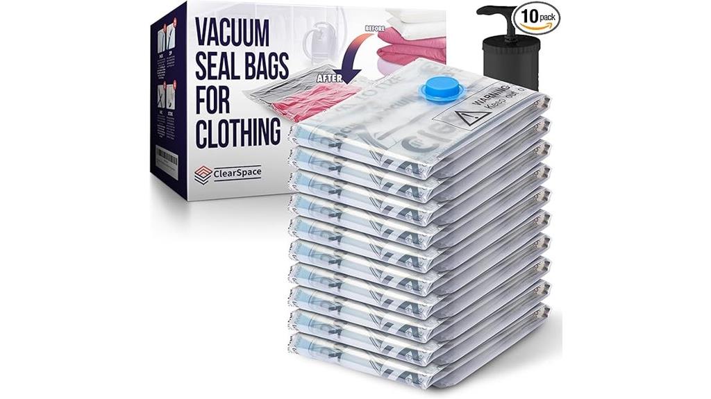 vacuum seal clothing bags
