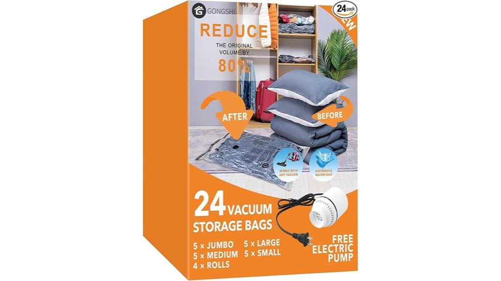 vacuum storage bags set