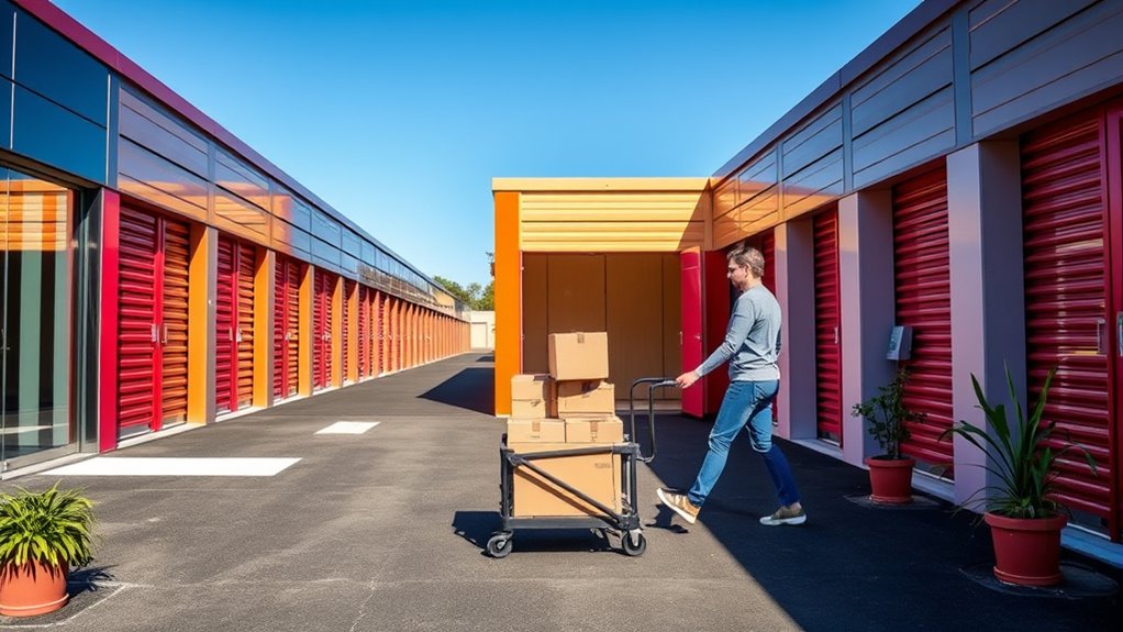 variety of storage options
