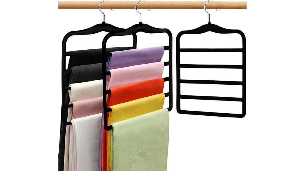 velvet pants hangers pack