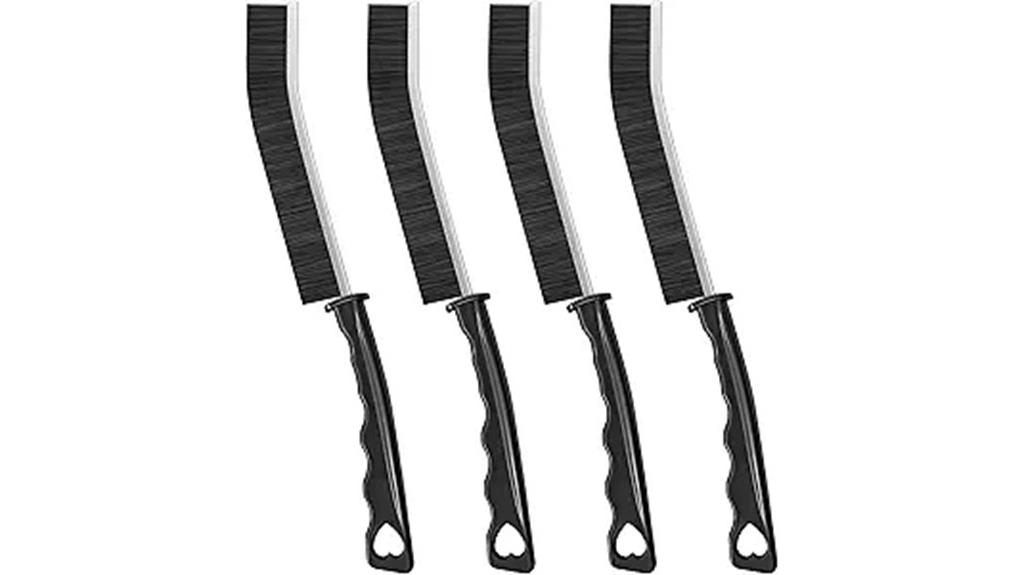 versatile hard bristle brushes