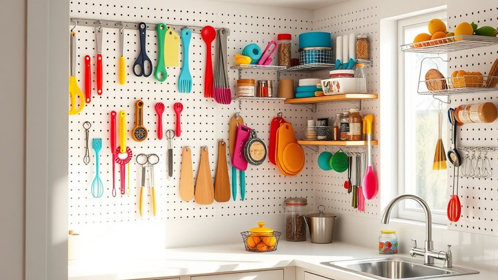 versatile wall organization system