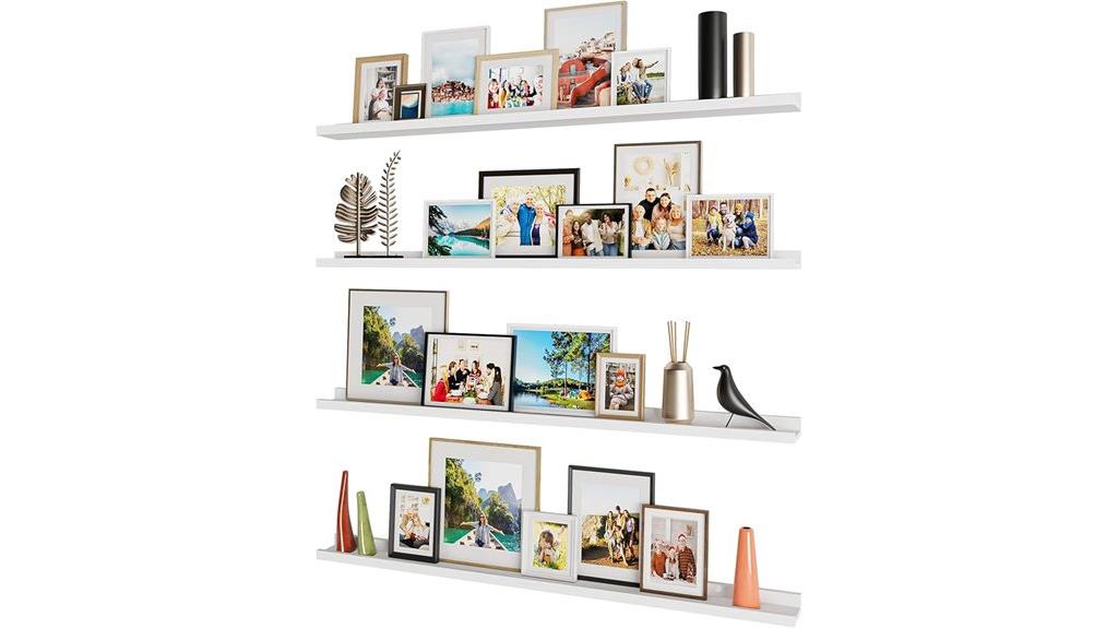 wall decor floating shelves