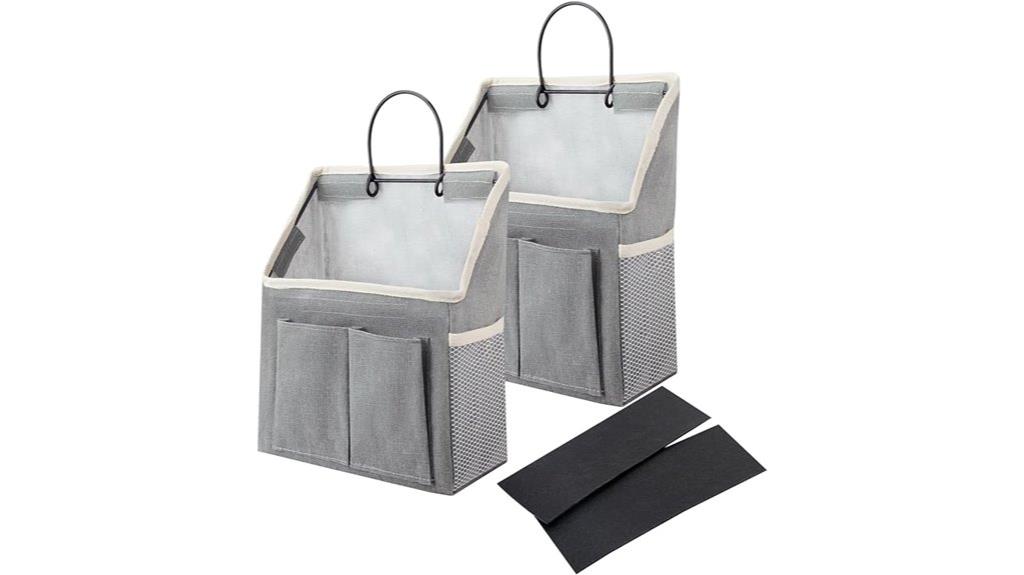 wall hanging storage baskets
