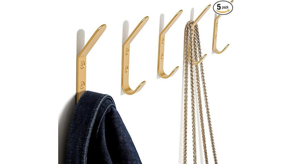 wall mounted decorative coat hooks