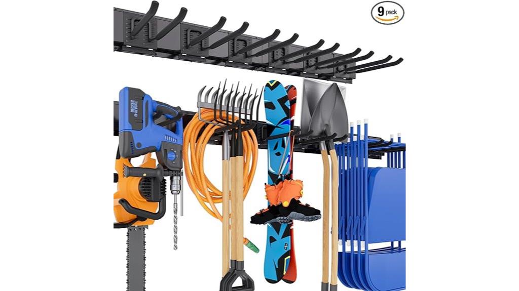 wall mounted garage tool organizer