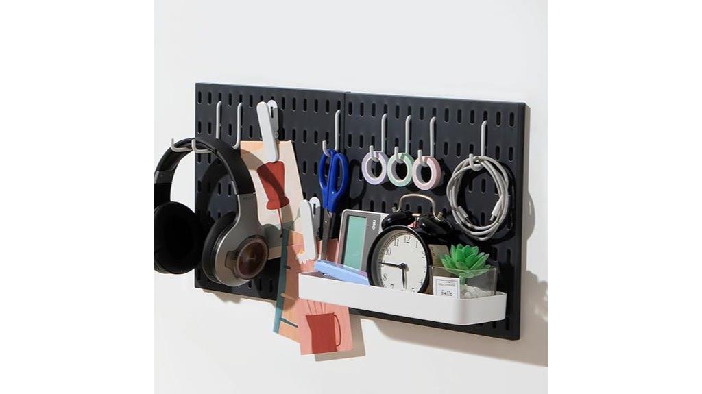 wall organizer pegboard kit
