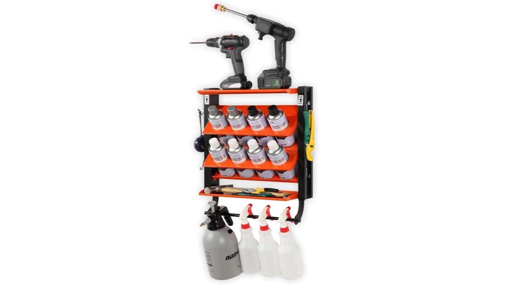 wallmaster spray can organizer