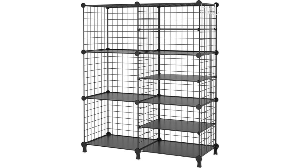 wire cube storage organizer