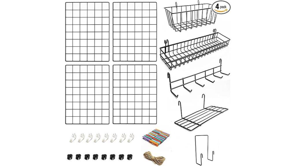 wire wall grid panels