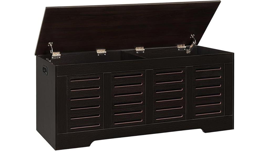 wooden toy storage chest