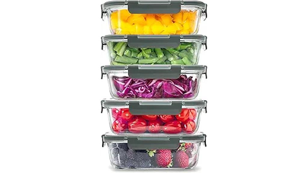 zulay kitchen glass containers
