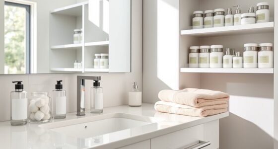 bathroom decluttering in an hour