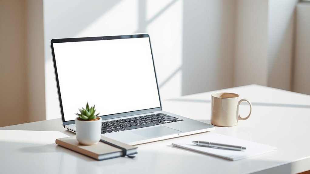 clean creative inspiration space