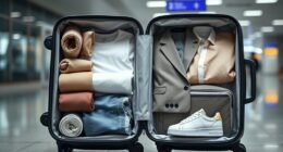 efficient minimalist travel packing