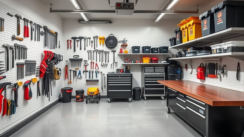 garage tool organization weekend