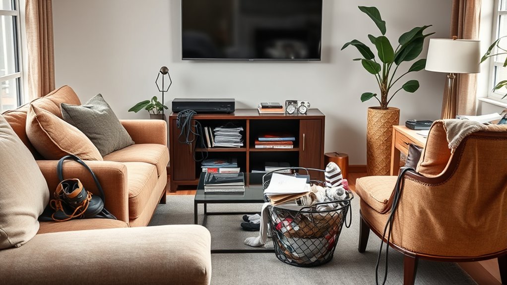 hidden clutter in homes