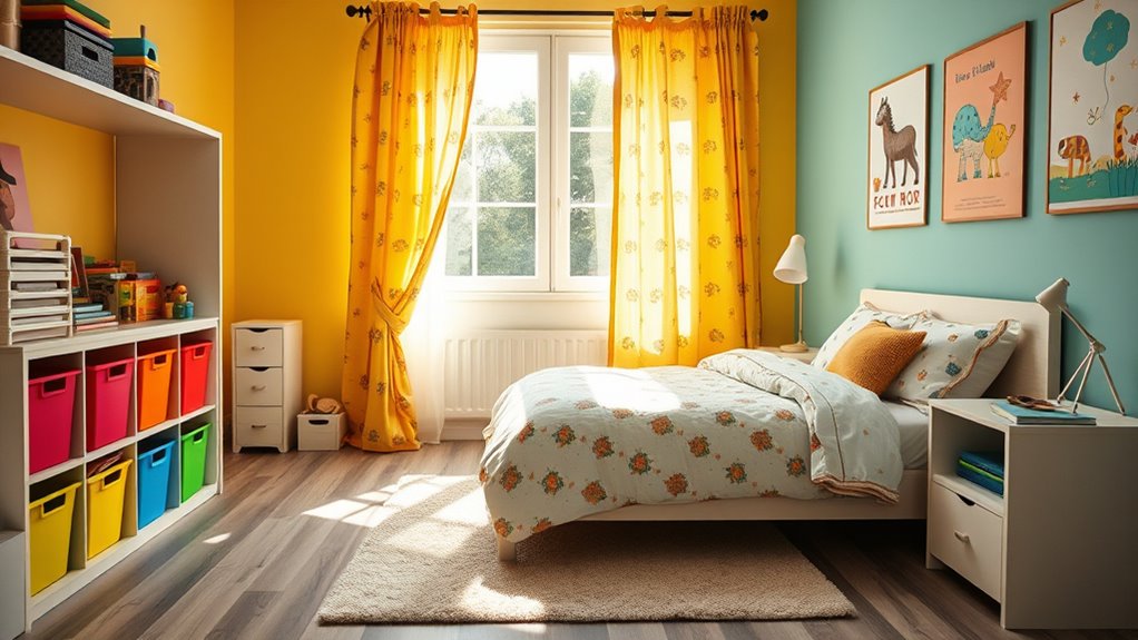 kids organize their spaces