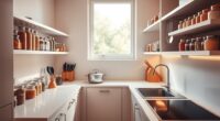 maximize small kitchen space