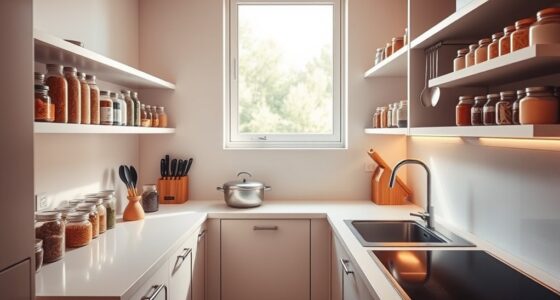 maximize small kitchen space