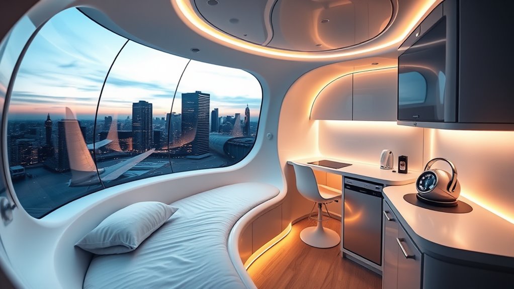 minimalist capsule home design