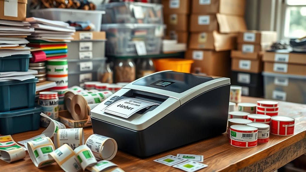 mobile printers for organizing