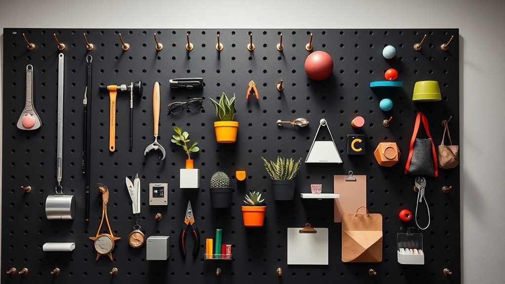 modern pegboard applications