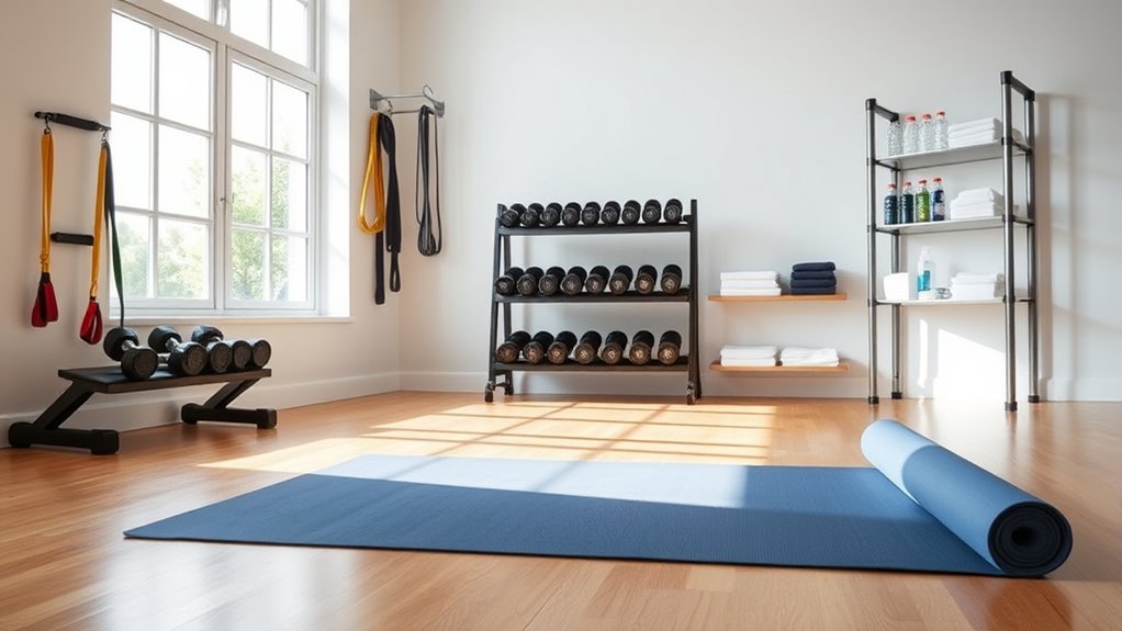 organized clean motivating space