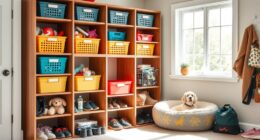 organizing pet supplies efficiently