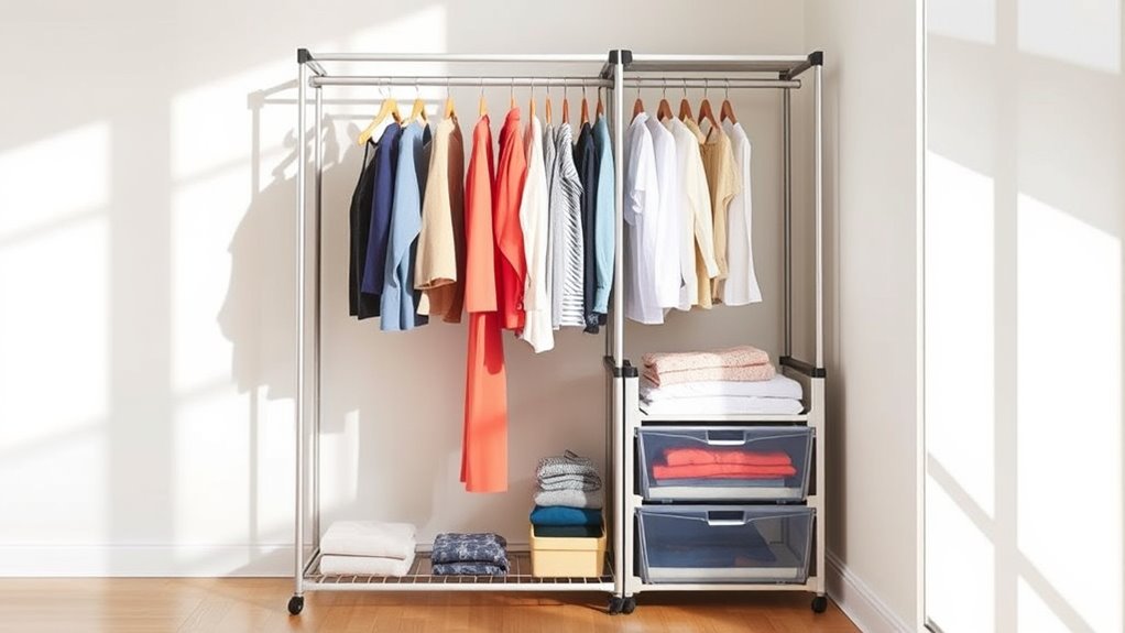 portable customizable easy setup closet