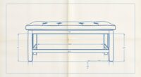 storage bench blueprint designs