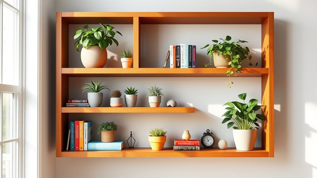 stylish space saving shelf ideas
