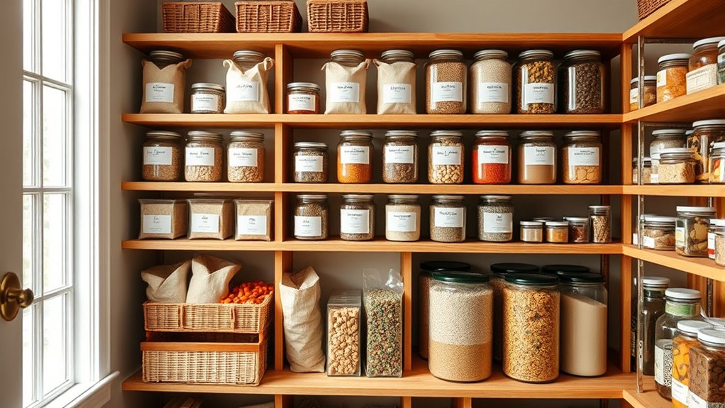 sustainable organized eco friendly kitchen