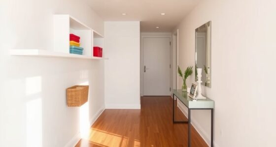 transforming hallway into storage