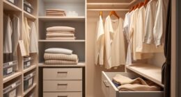 two stage closet organization